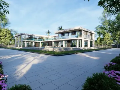 Eden Villa Exterior Design  3D model