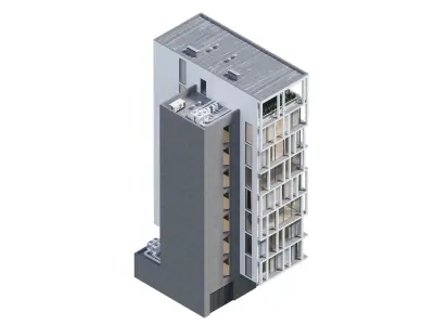 Residential building 1 3D model