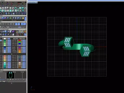 Square Top Open Ring with Stone-Ready Ends 3D print model
