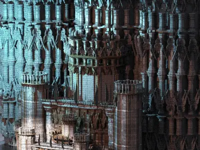 Dantes arch Towers Kit bash 3D model