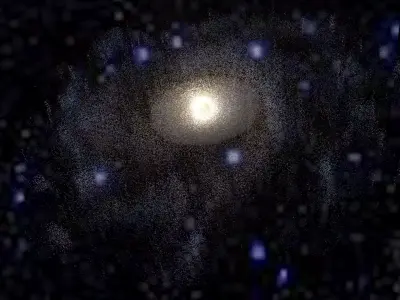 Pinwheel Galaxy 3D model