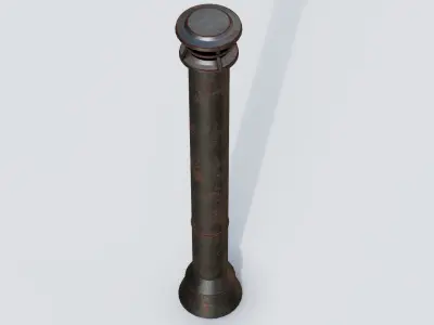 Roof Vent 22 Low-poly 3D model