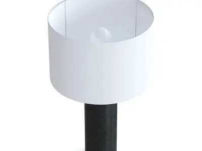 Stone Table Lamp 3D model