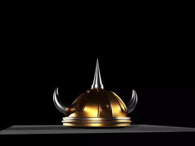 Viking Army Helmet 3D model