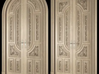 sodani door Low-poly 3D model