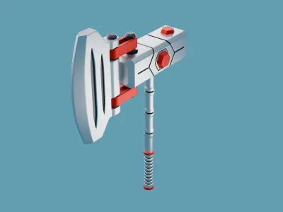 Sci Fi Hammer 03 3D print model