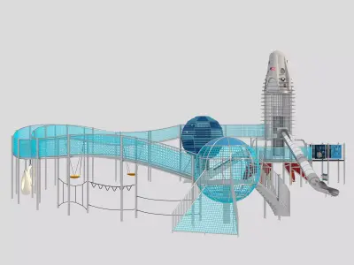 Playground for children 06 3D model