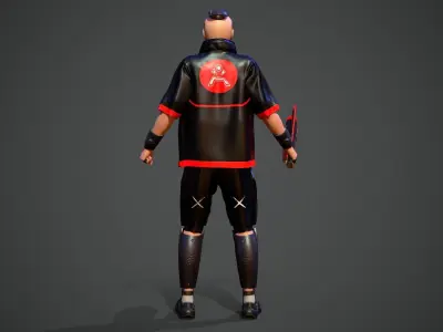 Tokyo Machine Boss Low-poly 3D model