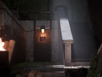 Old Bunker 30 Assets Low-poly 3D model