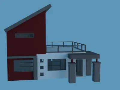Modern House 3D model 73