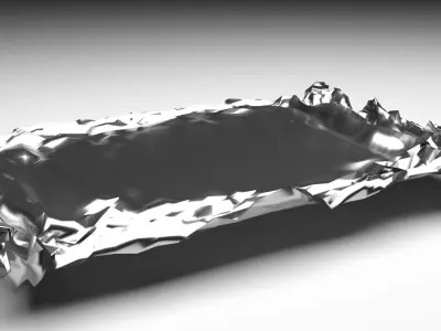 Aluminium Foil 3D model