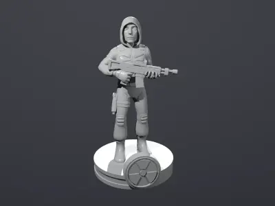 Chibi stalker Loner1 3D print model