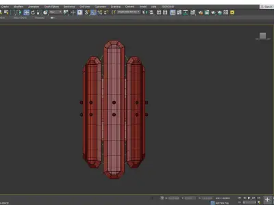 Bolton 2 Light Sconce Low-poly 3D model