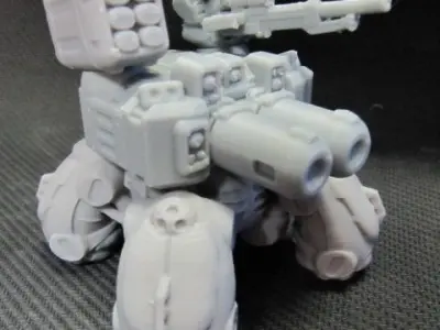 CHIBI-TECH SD - CHIMERA-C PBC-DUO TURRET CORE 3D print model