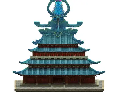 3D selection interface - architecture 3D model