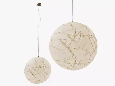 Pendant light Moon Davide Groppi 3D model