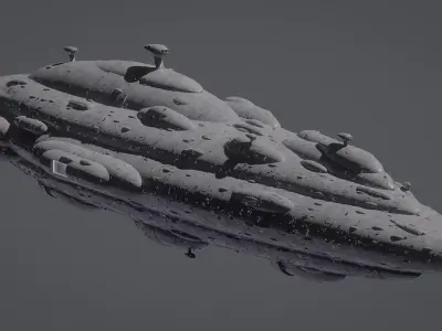 MC80A Home One - Star Wars 3D model