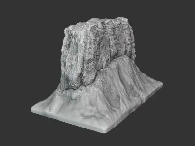 Tuwaiq Mountain Saudi arabia 3D print model