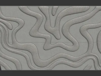 Norlander Wool Rug 3D model