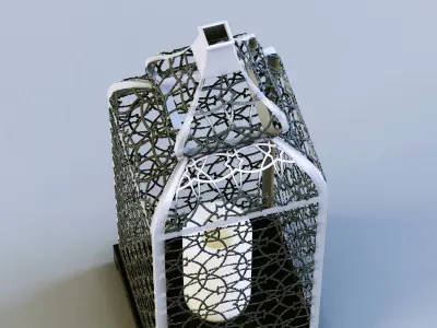 Lantern Patterned Mesh 3D model