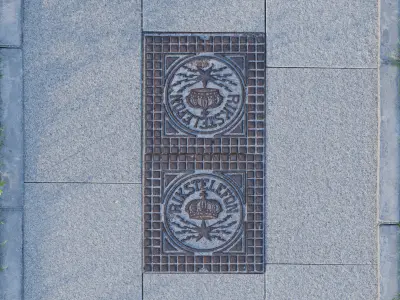 Manhole Cover Telephone Sweden Photoscan 3D model