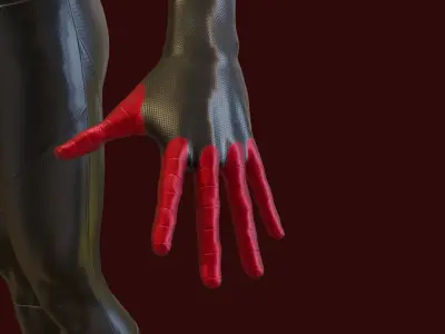 Spider-man Miles Morales PS5 Rigged 3D model