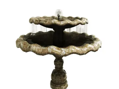 decorative fountain 3D model