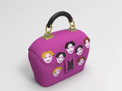 BTS Handbag Low-poly 3D model