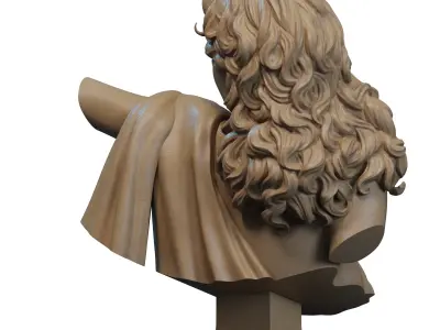 Pinup Bust 3D Print 3D print model