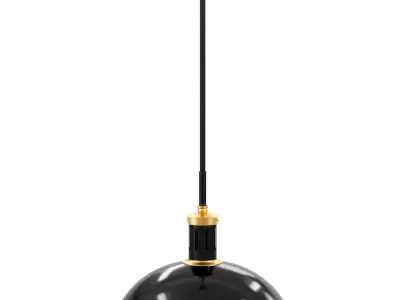 Medium Bronze Whitman Pendant 3D model