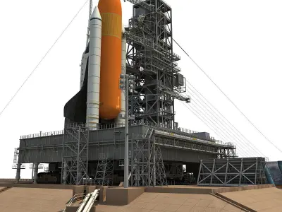 NASA Launch Complex 39B 3D model