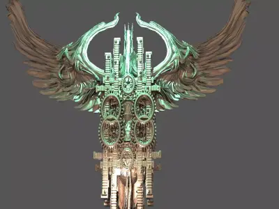 Holy chariot Gears 3D model