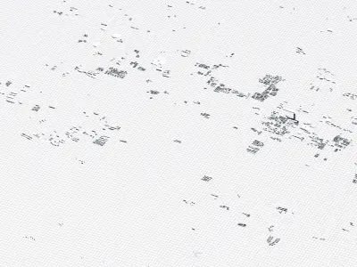 Yinchuan China City Landscape 3D Model 3D model