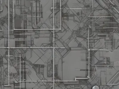 40 Seamless Sci-fi Patterns - INTERSECTING Texture