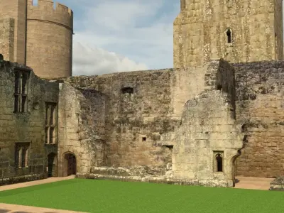 Bodiam Castle 3D model