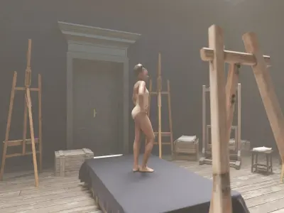 Academy of Fine Arts model  3D model