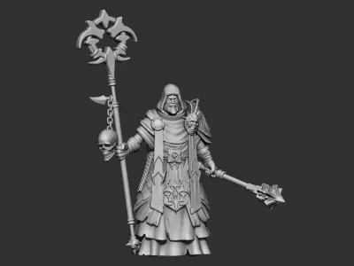 Heresylab Redeemers cultist 7 both Scifi and Fanatsy Version 3D print model