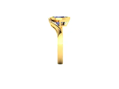 Women Ring  Render 3dm STL OBJ FBX Details 3D print model 319
