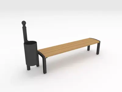 Bench Park 36 3D model
