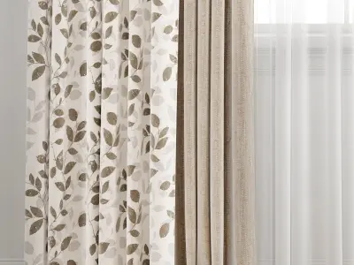 Curtain 347 3D model