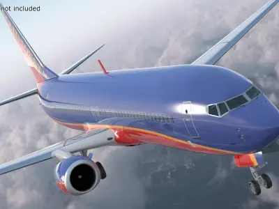  Southwest Airlines Boeing 737-900 ER with Cabin and Doors Rigged 