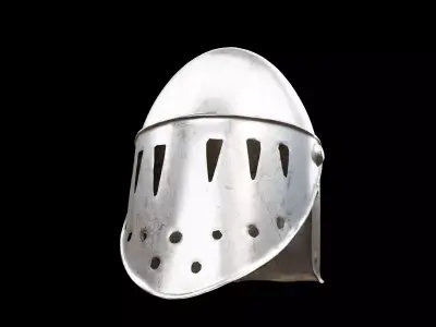 Visor Helmet Low-poly 3D model