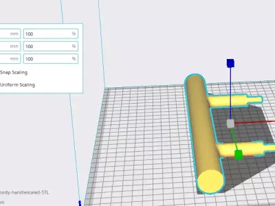 Long door pull  handle -  3D print 3D print model