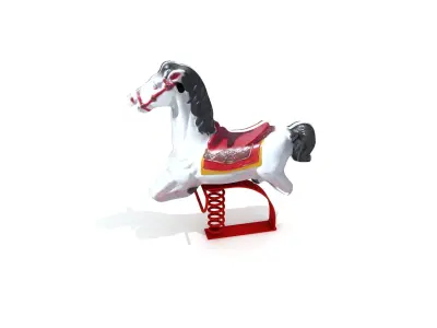 Kids Game Play Equipment 022 Rocking Horse 3D model