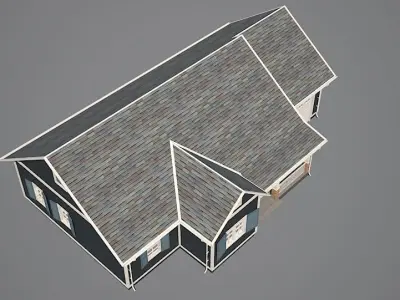 Traditional House 10 Low-poly 3D model