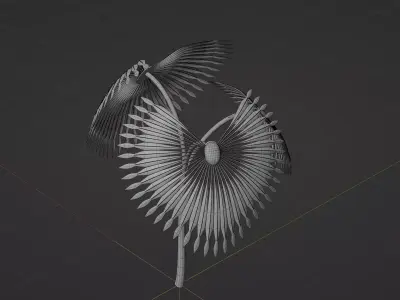 Avatar - Warbonnet Fern Low-poly 3D model