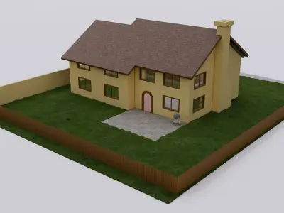 The Simpsons House 3D model