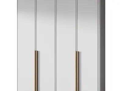 447 cabinet furniture 14 modular wardrobe 2 options 5 colors 3D model