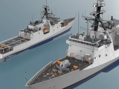  Large Coast Guard Patrol Vessel 