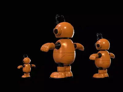 Minirobotic6Pack3 Low-poly 3D model